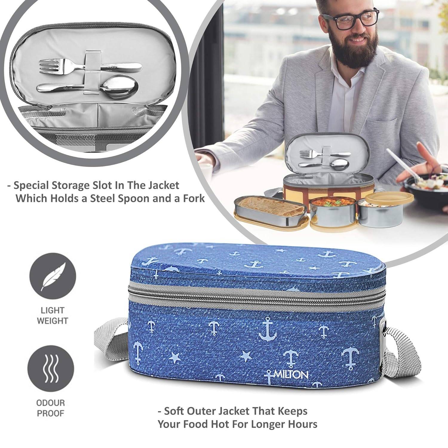 Milton Corporate Lunch Box Combo